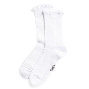 STEMS Ivory Misi Knit Crew Socks
